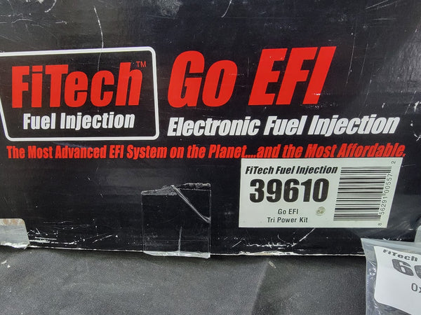 FiTech 39610 Go EFI Tri-Power Throttle Body 600HP System