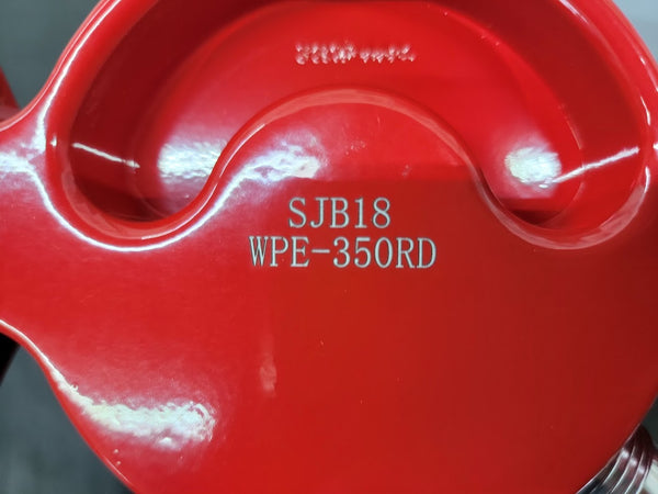 PRW WPEM-35002 SBC 350 400 Electric High Volume Water Pump Powdercoated Red