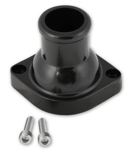 MR. GASKET 2671BK GM LS WATER NECK - STRAIGHT - BLACK FINISH