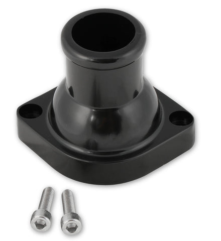 MR. GASKET 2671BK GM LS WATER NECK - STRAIGHT - BLACK FINISH