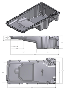 Holley 302-2  LS Retro Fit Oil Pan