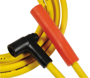 Accel 4058 SPARK PLUG WIRE SET - SUPER STOCK GRAPHITE CORE 8MM - YELLOW Fits select Ford, Mercury, Lincoln  and International applications.