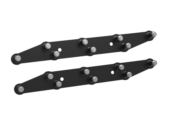 HOLLEY EFI IGNTION COIL REMOTE RELOCATION BRACKET, BLACK FINISH, PAIR