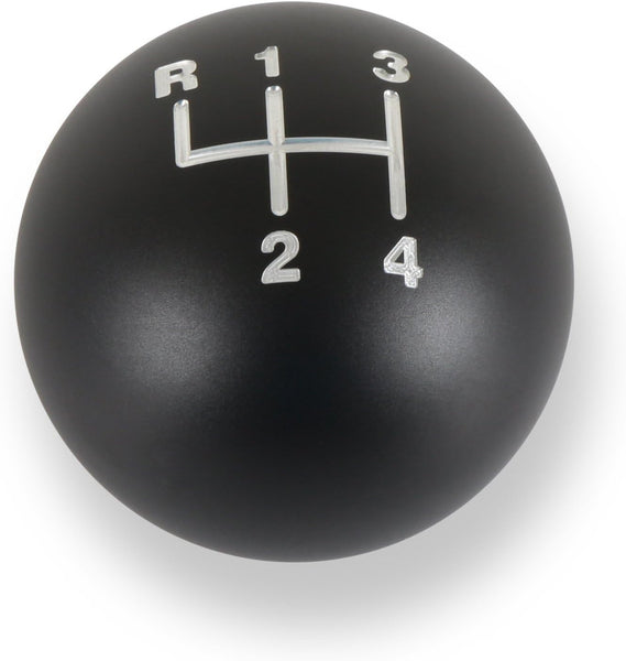 HURST BILLET SHIFT KNOB - 4-SPEED PATTERN - MATTE BLACK