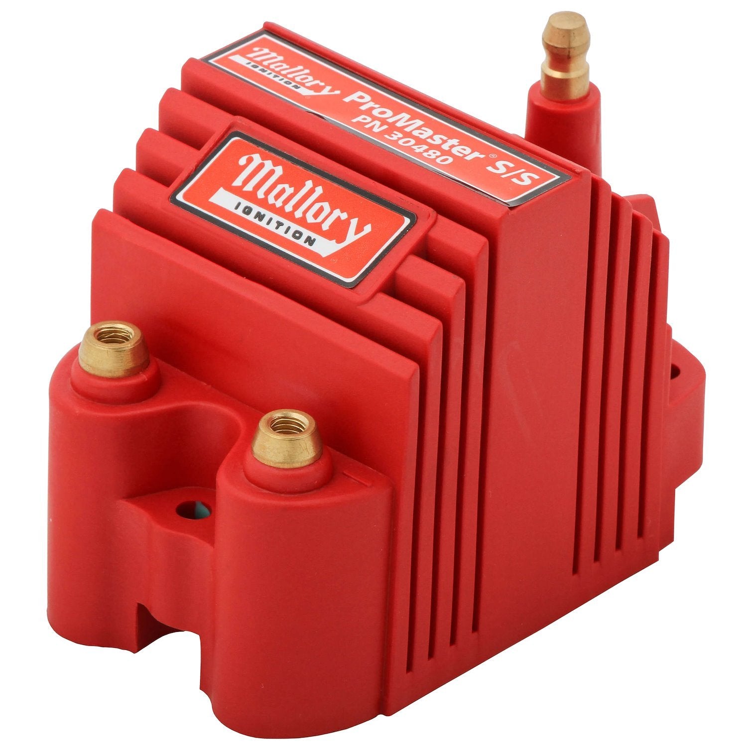 Mallory 30480 Promaster S/S coil (Red) For Use With Mallory HyFire or HyFire Pro CD Ignitions