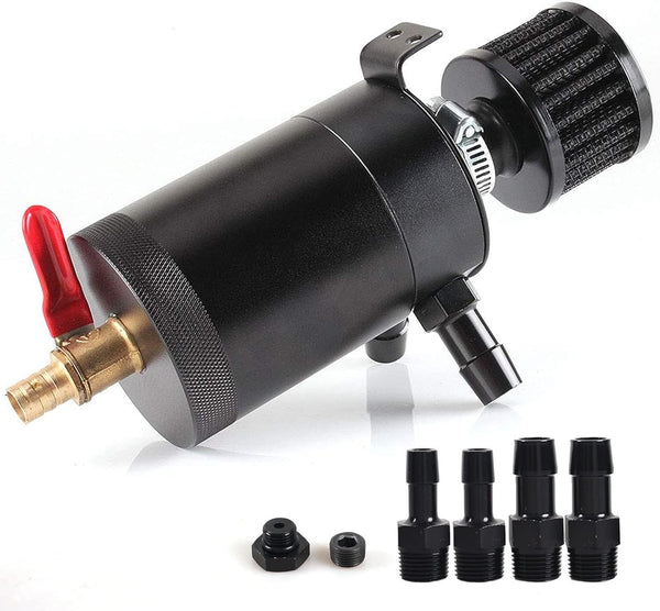 Universal Aluminum Baffled Oil Reservoir Catch Can Tank