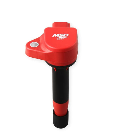 MSD IGNITION COIL - BLASTER SERIES - HONDA/ACURA V6 - RED - 6-PACK