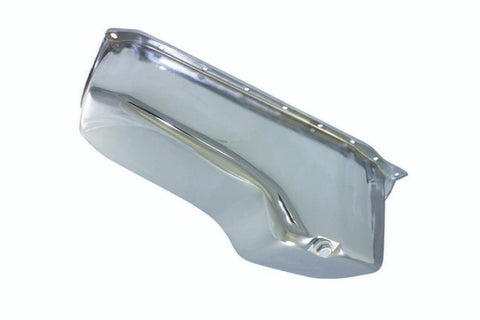 SP7441 86-up Chevy Small Block &nbsp;Steel Stock Oil Pan Chrome