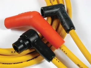 Accel 4069 Spark Plug Wires, Super Stock, RFI Suppression, 8mm, Yellow, Stock Boots, Ford, Mercury, V8, Set