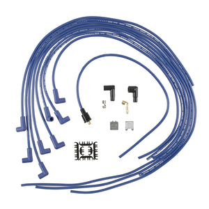 Accel 5041B Spark Plug Wires, Super Stock, Spiral Core, 8mm, Blue, 90 Degree Boots, Universal, V8, Set
