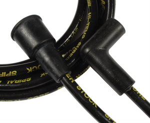 Accel 5042K Spark Plug Wires, Super Stock, Spiral Core, 8mm, Black, NON-HEI Stock Boots, Chevy, GMC, Set