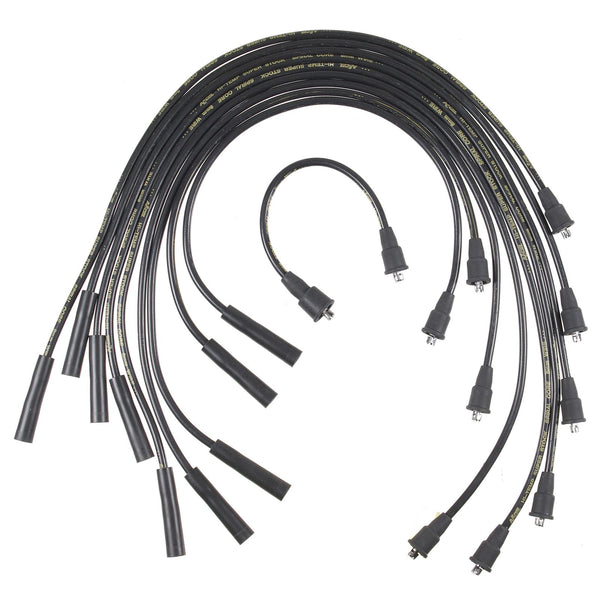 Accel 5043K Spark Plug Wires, Super Stock, Spiral Core, 8mm, NON-HEI, Black, Stock Boots, GM V8, Set