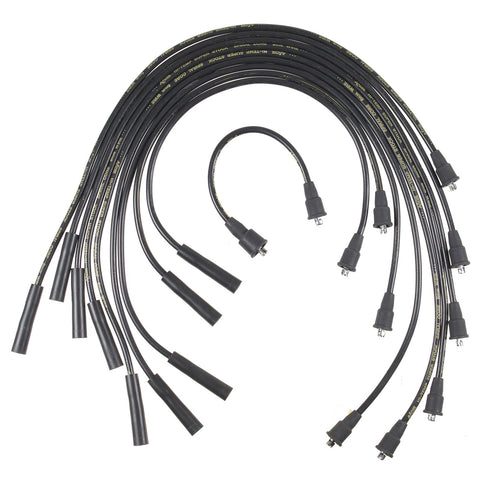 Accel 5043K Spark Plug Wires, Super Stock, Spiral Core, 8mm, NON-HEI, Black, Stock Boots, GM V8, Set
