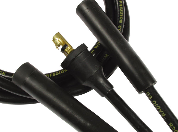 Accel 5043K Spark Plug Wires, Super Stock, Spiral Core, 8mm, NON-HEI, Black, Stock Boots, GM V8, Set