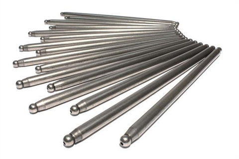 Comp Cams 7854-16 BBC Pushrods, High Energy, Steel, 3/8 in. Diameter, 8.280/9.252 in. Length, Universal, Set of 16