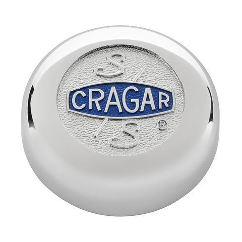 Cragar 09090 S/S center cap, chrome, steel, Flat Sytle