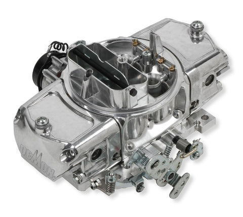 Demon RDA-850-MS Carburetor, 850 cfm,  mechanical secondaries, electric choke, shiny finish.
