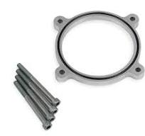 Sniper 860003 Throttle Body Spacer (3/8" thick) for 2011-present Ford Coyote 5.0L V8 engines - Aluminum Finish