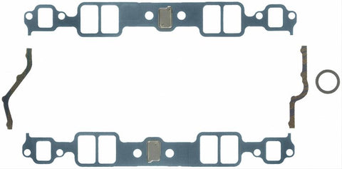 FelPro 1204 Intake Gaskets SBC, Steel Core Laminate, 1.99 in. x 1.23 in. Port, .060 in. Thick
