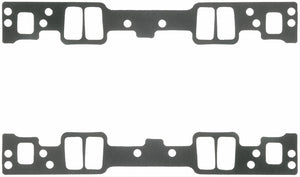 FelPro 1255 SBC Intake Gaskets Composite, 2.110 in. x 1.08 in. Port, .120 in. Thick, Dual Bolt Pattern