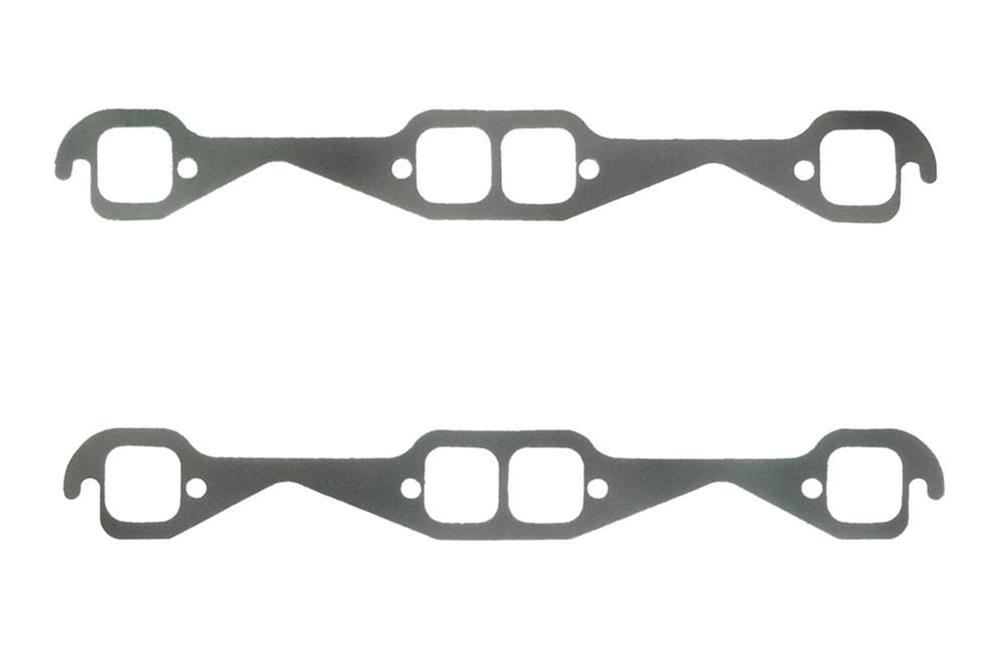 Fel-Pro 1405 Header Gaskets SBC Steel Core Laminate, Square Por
