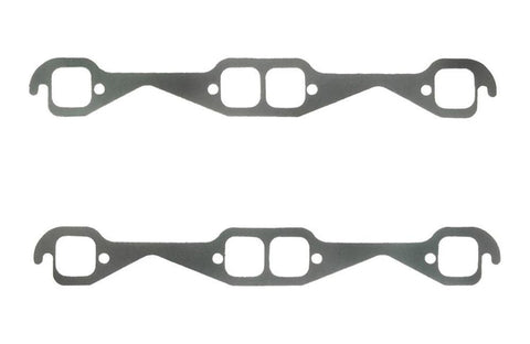 Fel-Pro 1405 Header Gaskets SBC Steel Core Laminate, Square Por