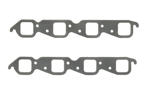 Fel Pro 1410 BBC Header Gaskets.  Steel Core Laminate, Square Port