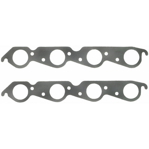 Fel-Pro 1411 Header Gaskets BBC  Steel Core Laminate, Round Port