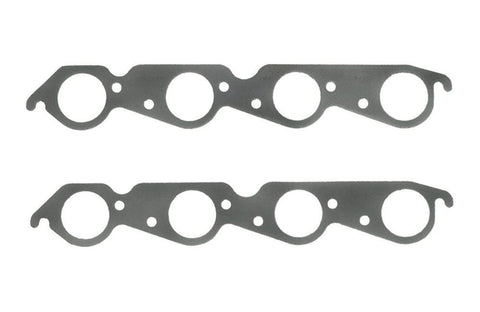 Fel-Pro 1412 Header Gaskets BBC Steel Core Laminate, Round Large Port