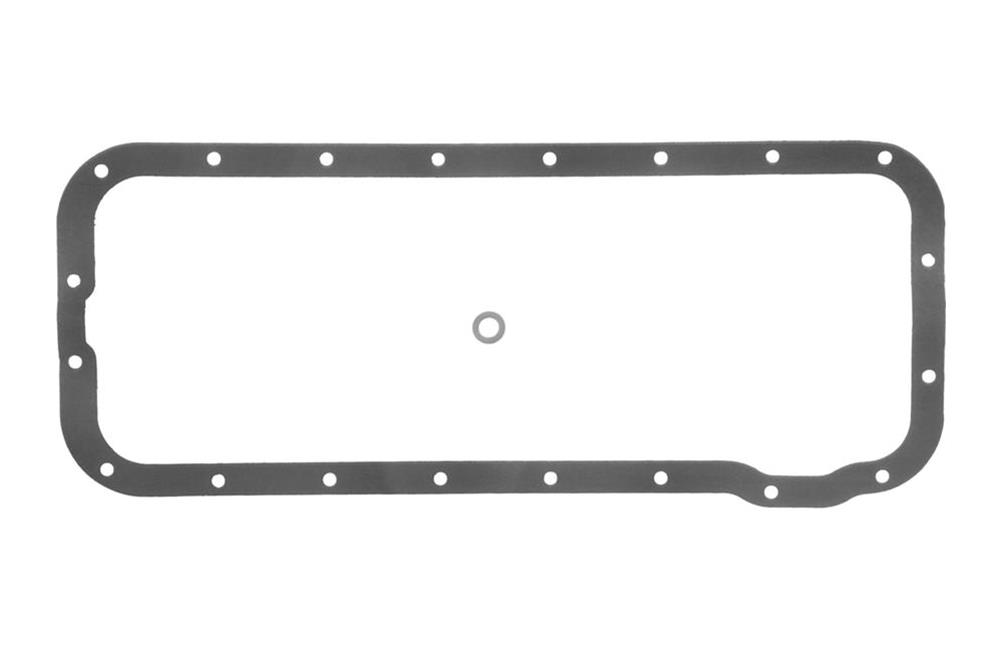 Felpro Performance 1817 Oil Pan Gasket, One-Piece, Rubber Coated Fiber, Ford, 332-428, Big Block FE, Each