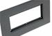 Holley 553-351 Dash Panel for 12.3 in. Holley EFI Pro Dash, ABS plastic, Carbon Fiber finish