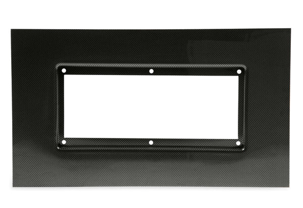 Holley 553-351 Dash Panel for 12.3 in. Holley EFI Pro Dash, ABS plastic, Carbon Fiber finish