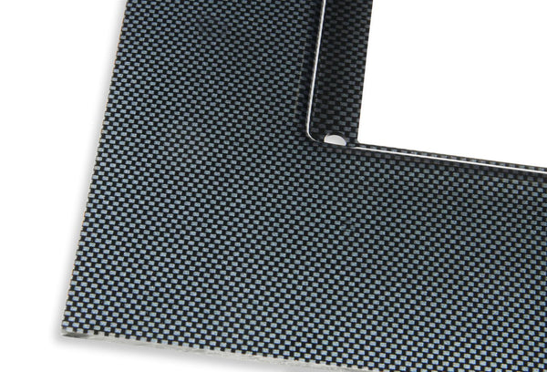 Holley 553-351 Dash Panel for 12.3 in. Holley EFI Pro Dash, ABS plastic, Carbon Fiber finish