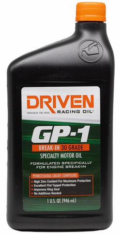 Driven Racing Oil GP-1 High Performance Break-In Motor Oil 19336