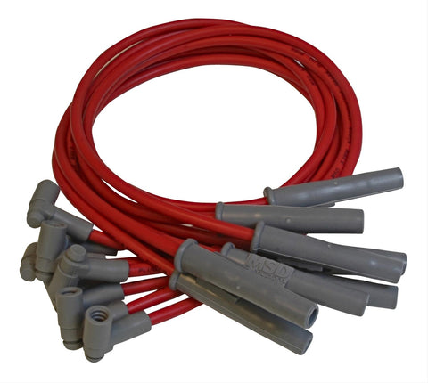 MSD 31869 Super Conductor Spark Plug wires (RED) for 3.8 Buick Grand National/T-type with DIS