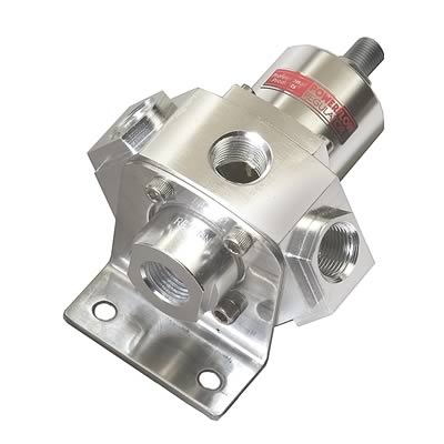 10659 Professional Products (4.5 to 9 psi) Fuel pressure Regulator (3/8 NPT ports) EFI fuel pump to Carb.