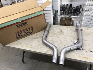 BBK 1797 HIGH-FLOW SHORT MID-PIPE 2005-08 Dodge Chrysler