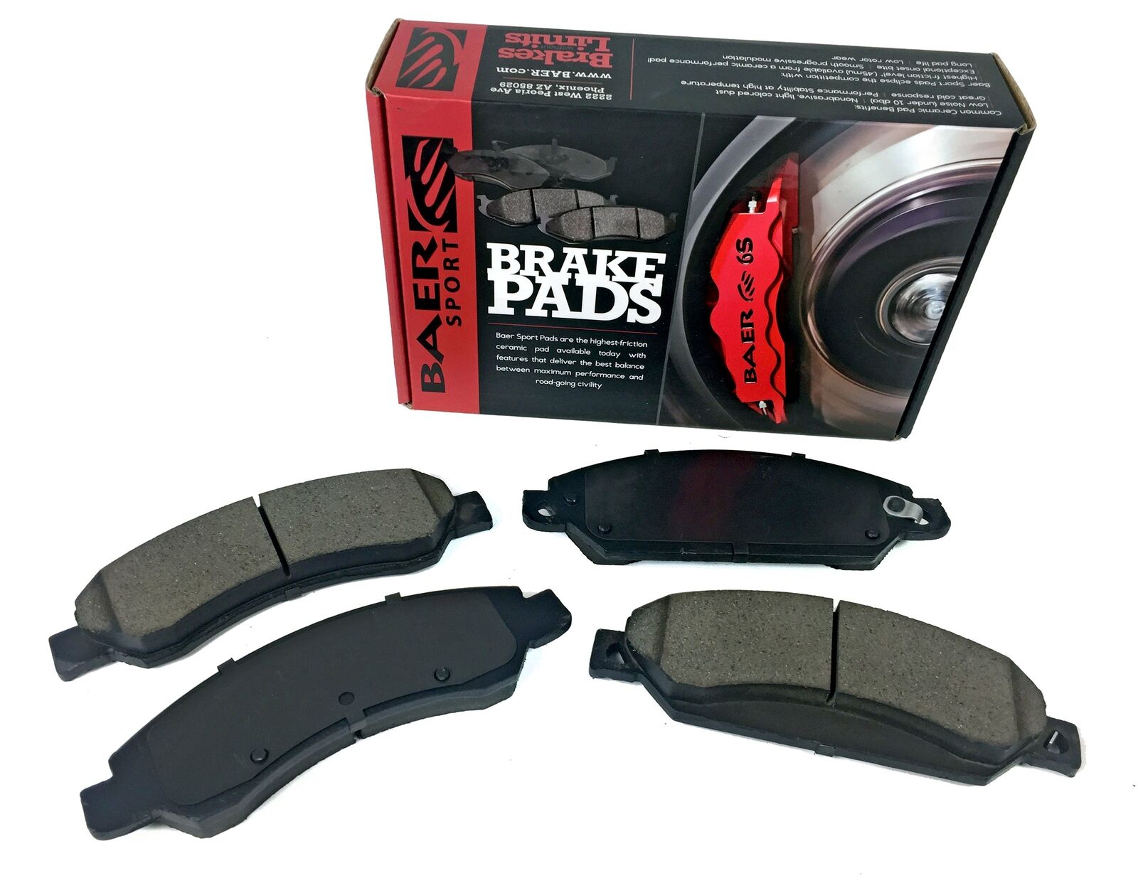 Baer Brakes D1084B Baer Sport Pads - Front - Pair