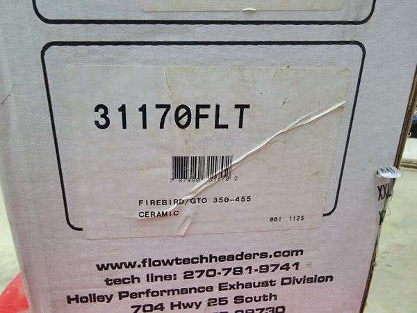 Flowtech 31170FLT Long Tube Ceramic Headers 1970-1974 Firebird T/A 350-455