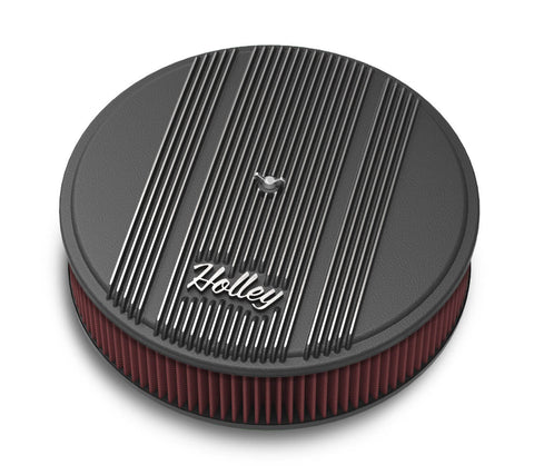 Holley 120-153 14" ROUND FINNED AIR CLEANER