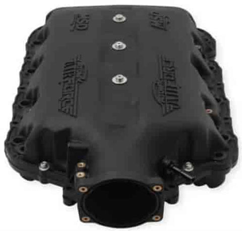 Intake Manifold 2014-2015 Corvette LT1 - Black with Solid Black Logos