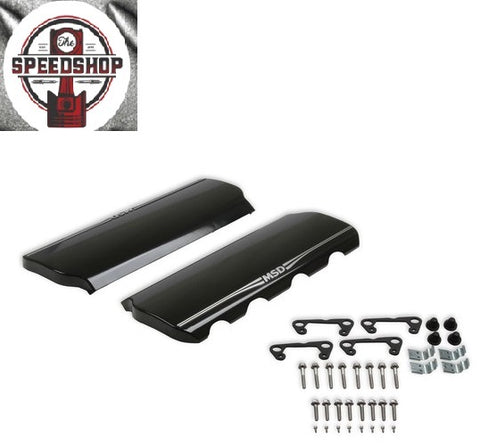 MSD 29711 ATOMIC LS COIL COVERS - GM LS1/LS6 - BLACK FINISH