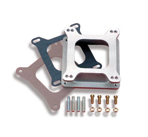 HOLLEY 17-9 Intake Manifold Spacer Adapter Dominator To Square Bore. 2 1/4" Height Cast Aluminum Spacer.