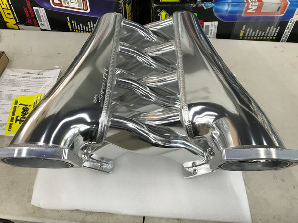 HOLLEY SNIPER 822241 EFI FABRICATED INTAKE MANIFOLD DUAL PLENUM 102MM GM LS3/L92, AND FUEL RAIL KIT - SILVER