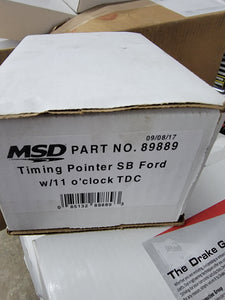 MSD Ignition 89889 Billet Timing Pointer - Fits Stock and SVO Blocks SBF