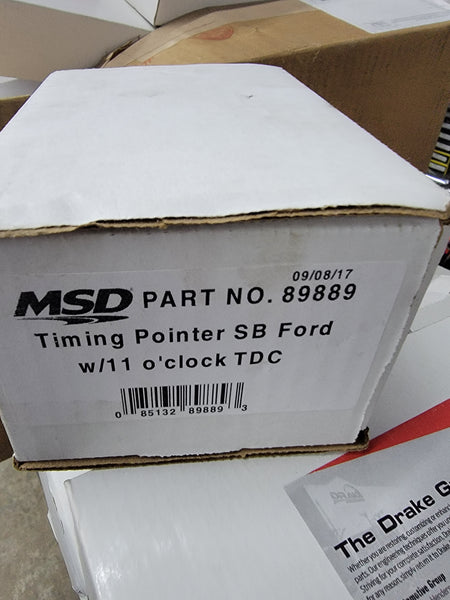 MSD Ignition 89889 Billet Timing Pointer - Fits Stock and SVO Blocks SBF