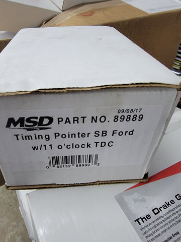 MSD Ignition 89889 Billet Timing Pointer - Fits Stock and SVO Blocks SBF
