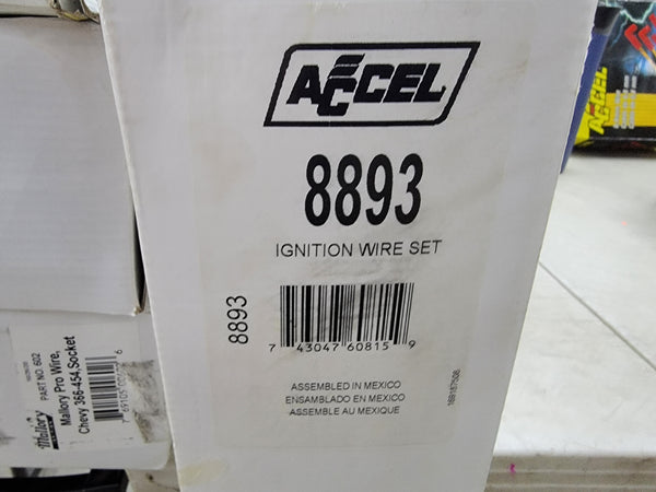 ACCEL SPARK PLUG WIRES - 8.8MM SPIRAL CUSTOM FIT