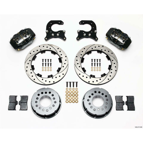 Wilwood 140-2111-BD FDLI Rear Brake Kit, 58-64 Olds/Pontiac Ends