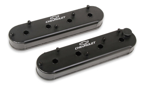 HOLLEY 241-294 GM TRACK SERIES LS VALVE COVERS - SATIN BLACK